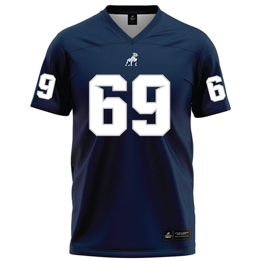 Samford - NCAA Football : JP Oliver - Navy Football Jersey