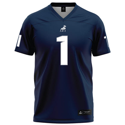 Samford - NCAA Football : Dontae Pollard - Navy Football Jersey