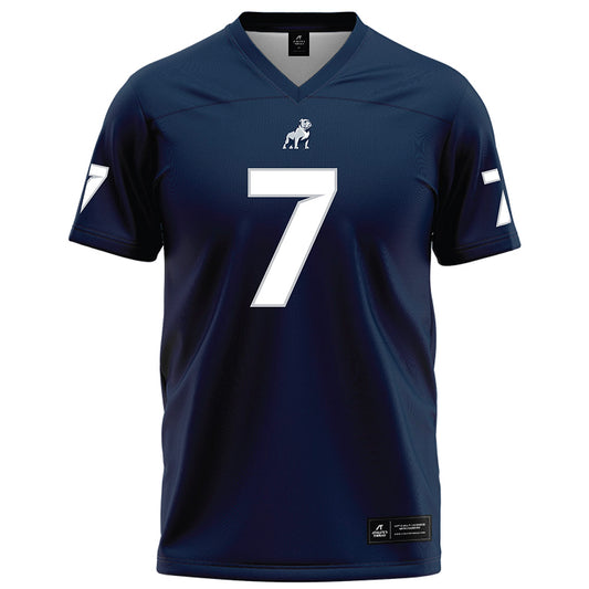 Samford - NCAA Football : Dj Rias - Navy Football Jersey