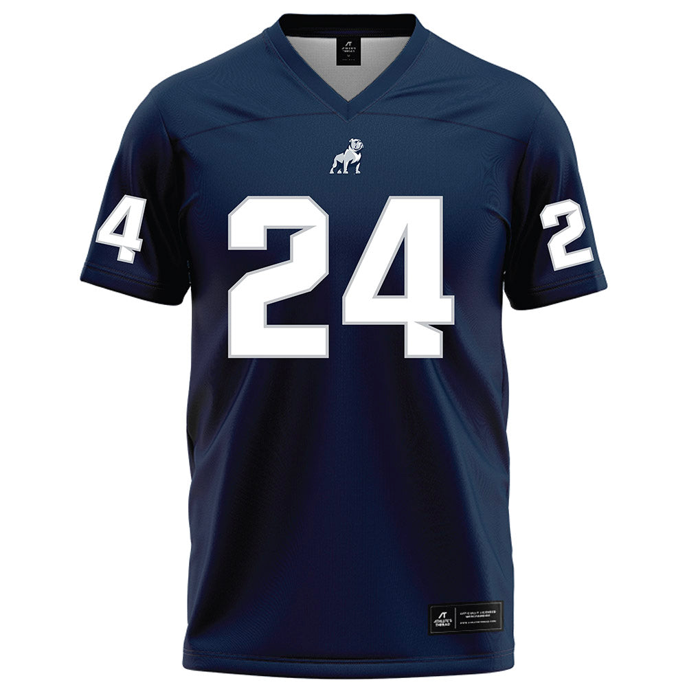 Samford - NCAA Football : Edwin Dearman - Navy Football Jersey