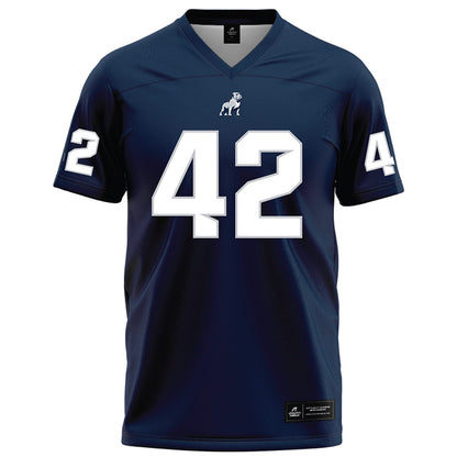 Samford - NCAA Football : Jordan Russell - Navy Football Jersey