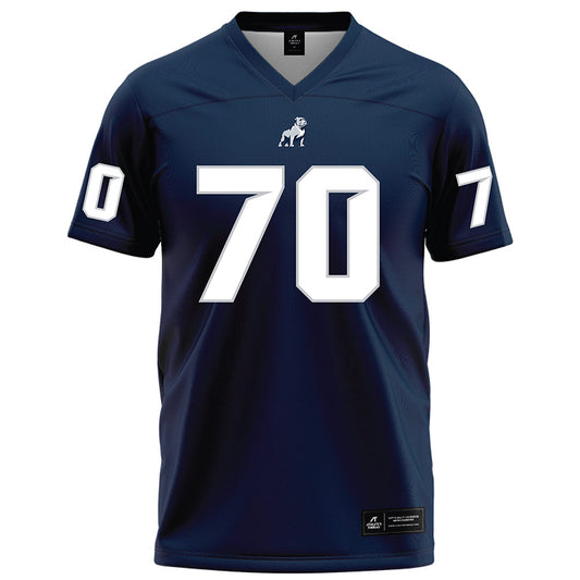 Samford - NCAA Football : Crosby Mullins - Navy Football Jersey-0