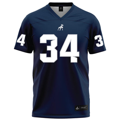 Samford - NCAA Football : Malik Gaither - Navy Football Jersey
