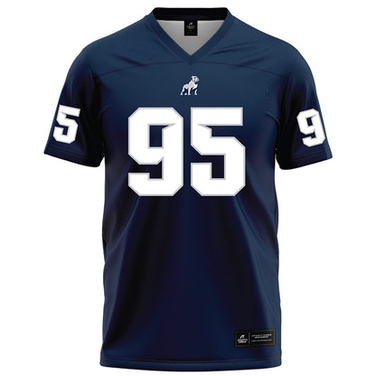 Samford - NCAA Football : Maxton Woodward - Navy Football Jersey