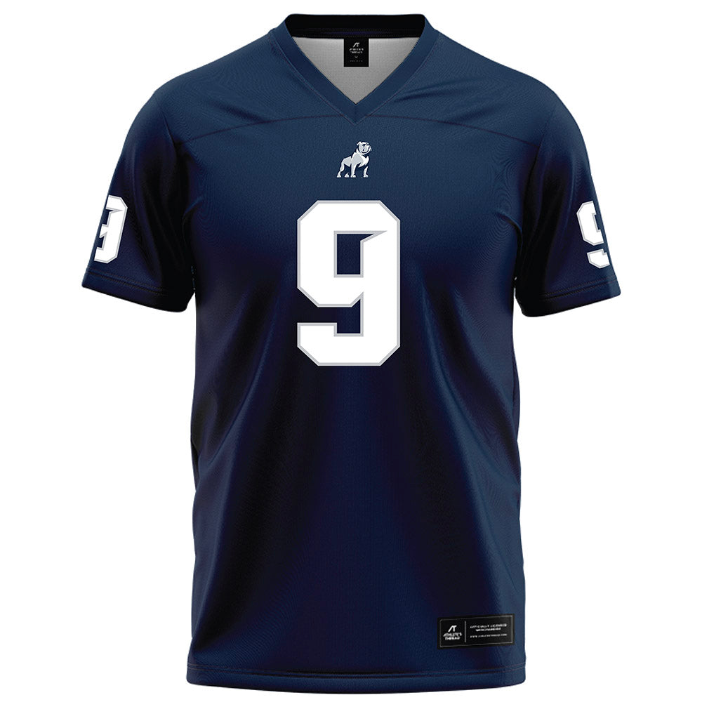 Samford - NCAA Football : Midnight Steward - Navy Football Jersey