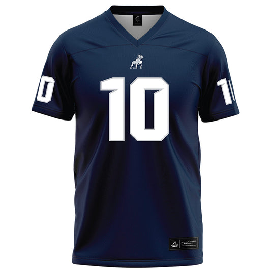Samford - NCAA Football : Aj Johnson - Navy Football Jersey-0