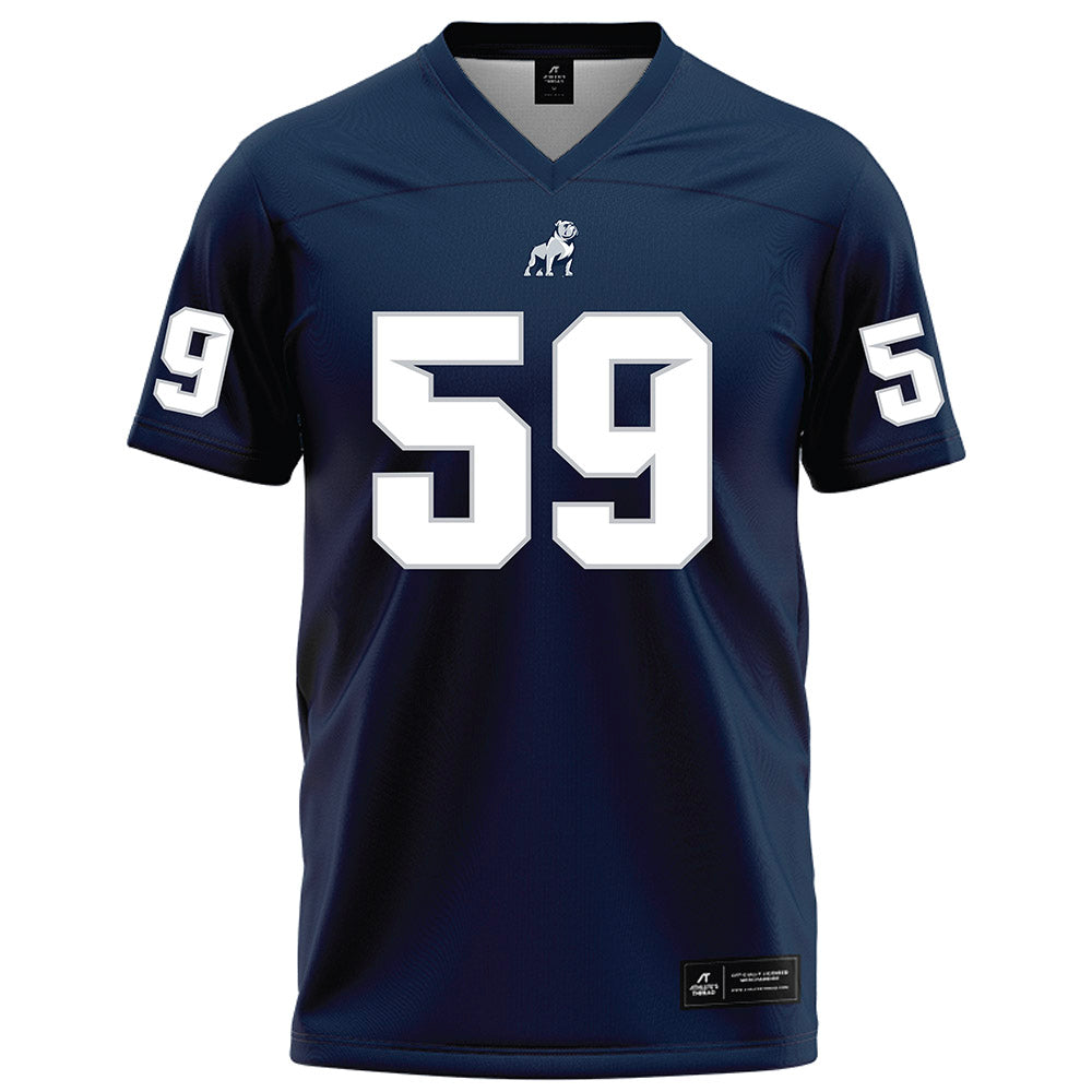 Samford - NCAA Football : Will Thorley - Navy Football Jersey-0