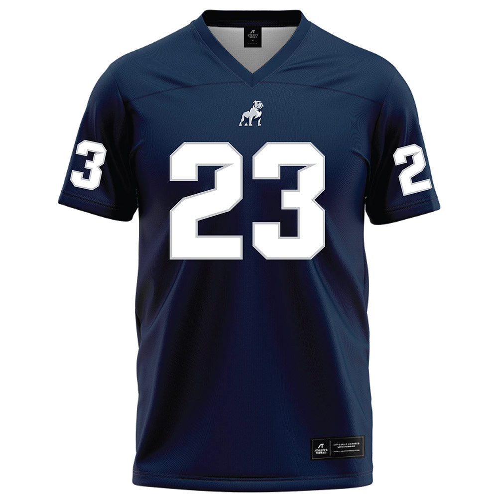 Samford - NCAA Football : Noah Young - Navy Football Jersey