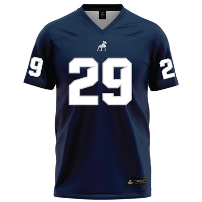 Samford - NCAA Football : Cameron Bland - Navy Football Jersey-0