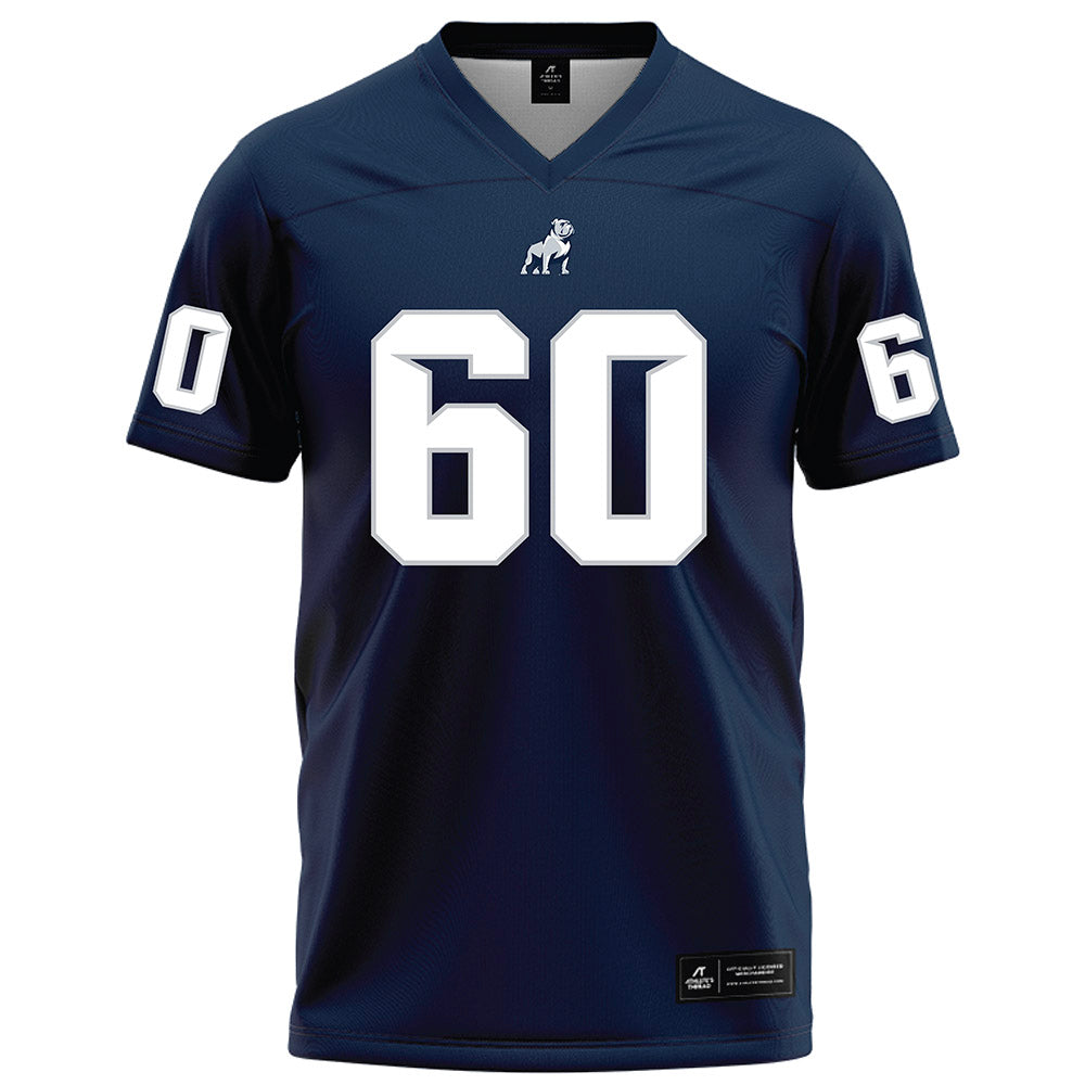 Samford - NCAA Football : Hank Weber - Navy Football Jersey-0
