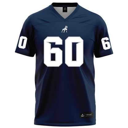 Samford - NCAA Football : Hank Weber - Navy Football Jersey-0
