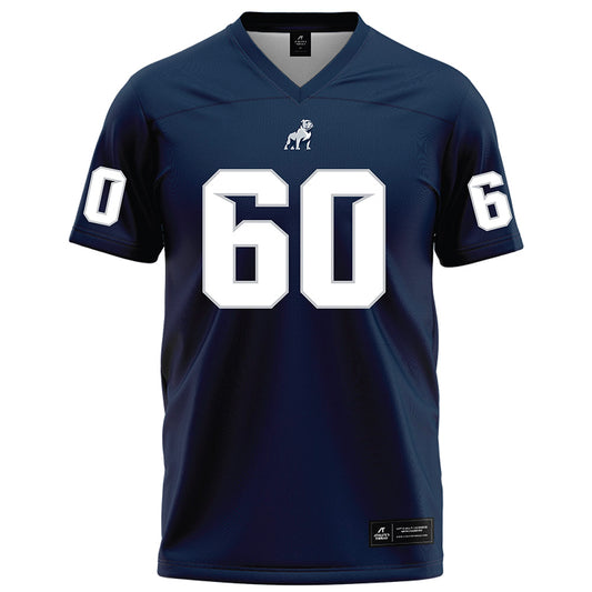 Samford - NCAA Football : Hank Weber - Navy Football Jersey-0