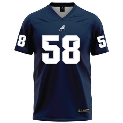 Samford - NCAA Football : Wil Turner - Navy Football Jersey-0
