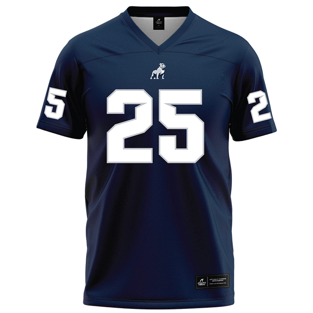 Samford - NCAA Football : Jadon Loving - Navy Football Jersey