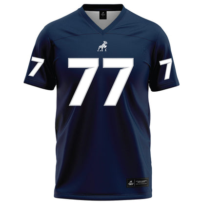 Samford - NCAA Football : Zach Brown - Navy Football Jersey