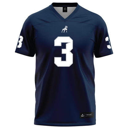 Samford - NCAA Football : E. Jai Mason - Navy Football Jersey