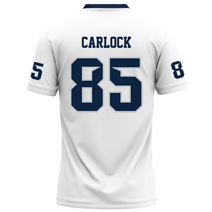 Samford - NCAA Football : Wesley Carlock - White Football Jersey