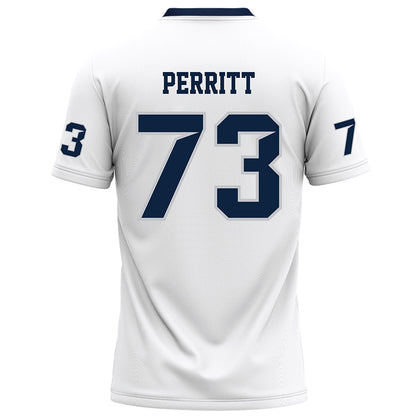 Samford - NCAA Football : Justin Perritt - White Football Jersey-1