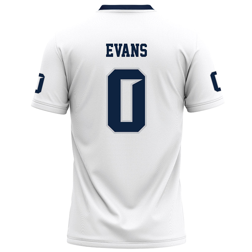 Samford - NCAA Football : Cj Evans - White Football Jersey-1
