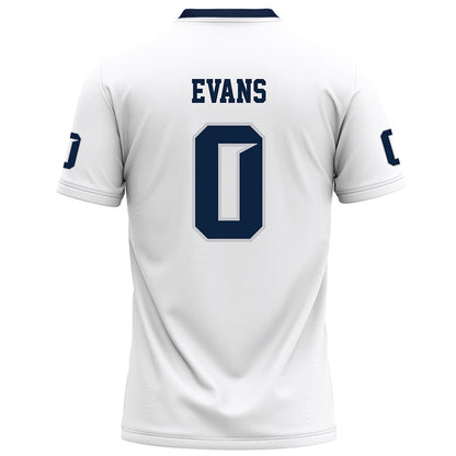 Samford - NCAA Football : Cj Evans - White Football Jersey-1