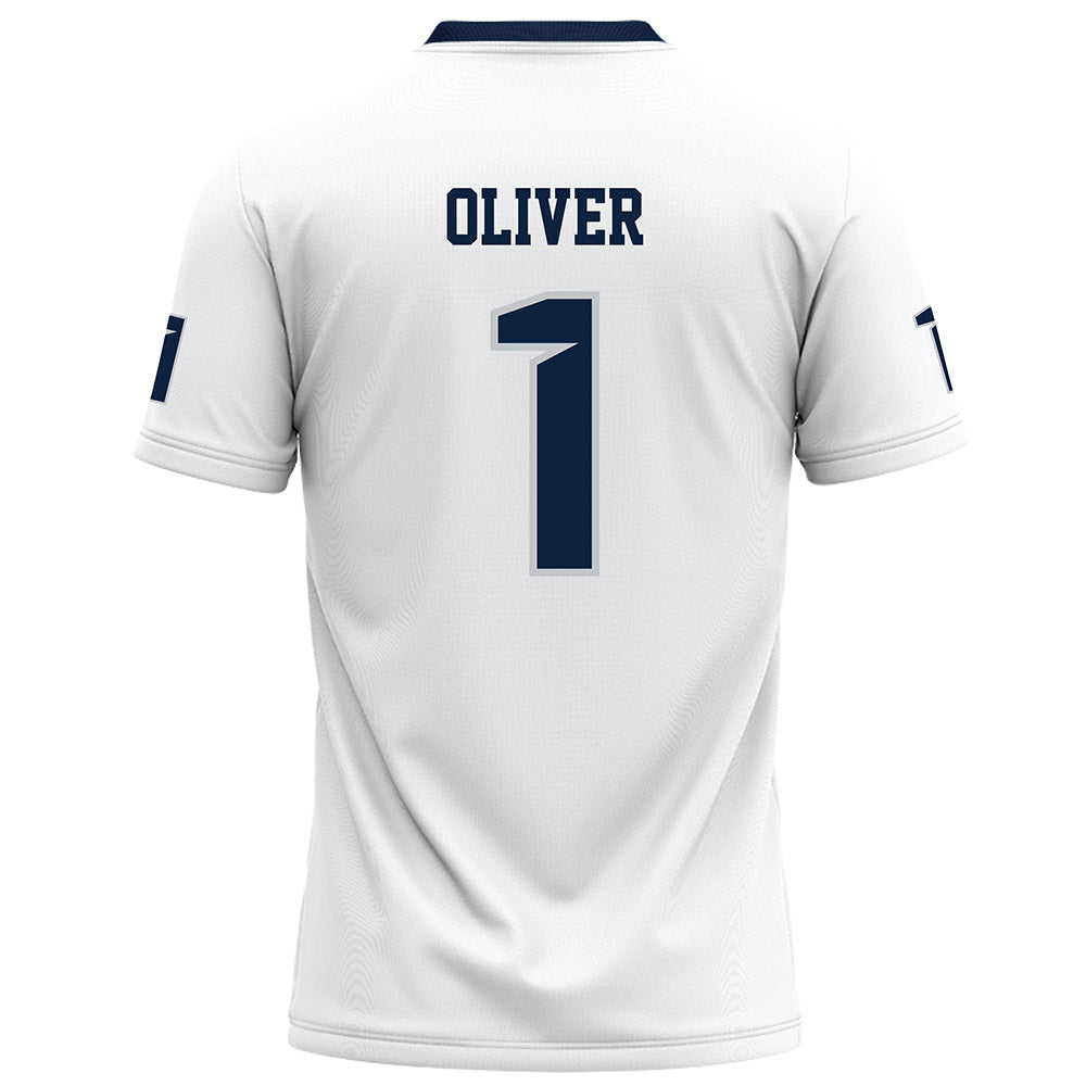 Samford - NCAA Football : Ryan Oliver - White Football Jersey