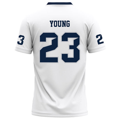 Samford - NCAA Football : Noah Young - White Football Jersey