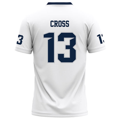 Samford - NCAA Football : Logan Cross - White Football Jersey