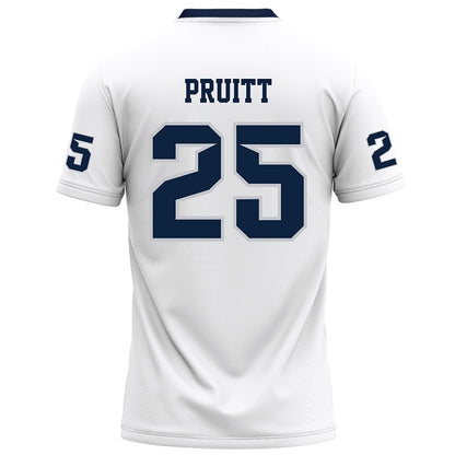 Samford - NCAA Football : William Pruitt - White Football Jersey