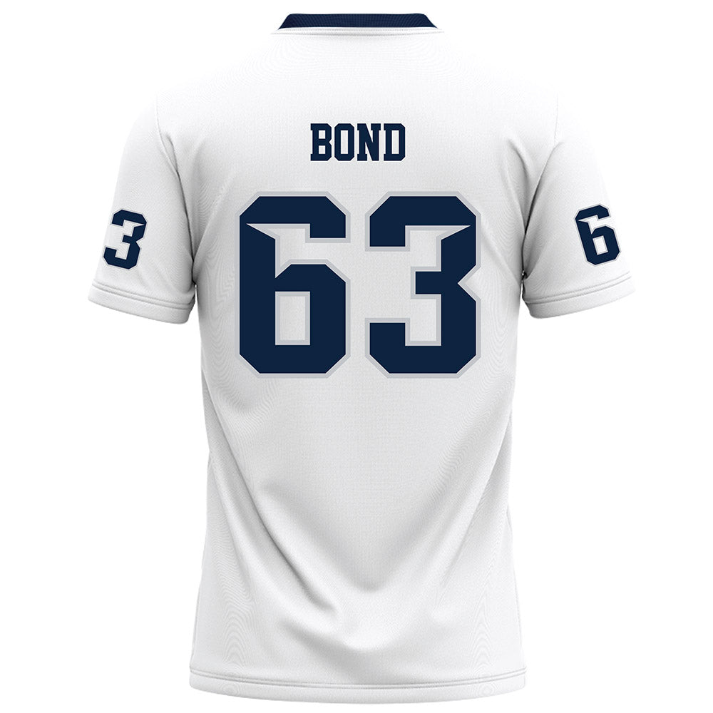 Samford - NCAA Football : Zachary Bond - White Football Jersey