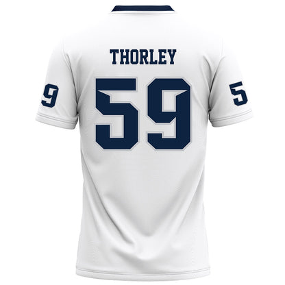 Samford - NCAA Football : Will Thorley - White Football Jersey-1