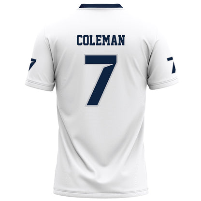 Samford - NCAA Football : Jim Coleman - White Football Jersey