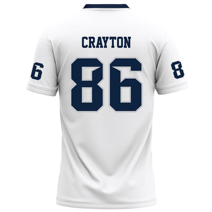 Samford - NCAA Football : Nick Crayton - White Football Jersey