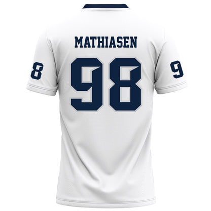 Samford - NCAA Football : Joshua Mathiasen - White Football Jersey