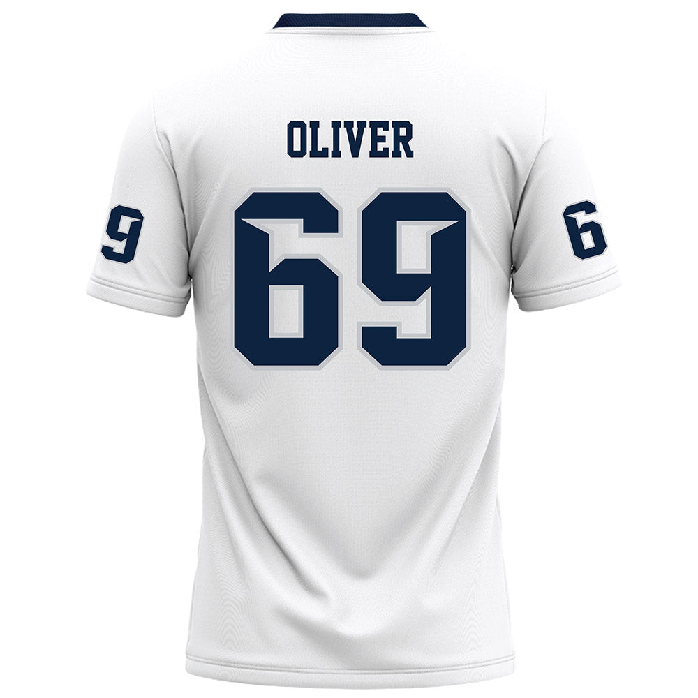 Samford - NCAA Football : JP Oliver - White Football Jersey