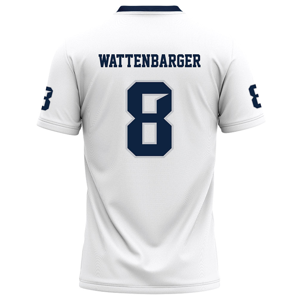 Samford - NCAA Football : Luke Wattenbarger - White Football Jersey