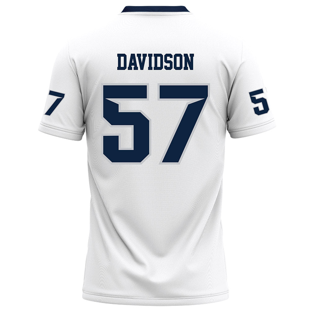 Samford - NCAA Football : Web Davidson - White Football Jersey-1
