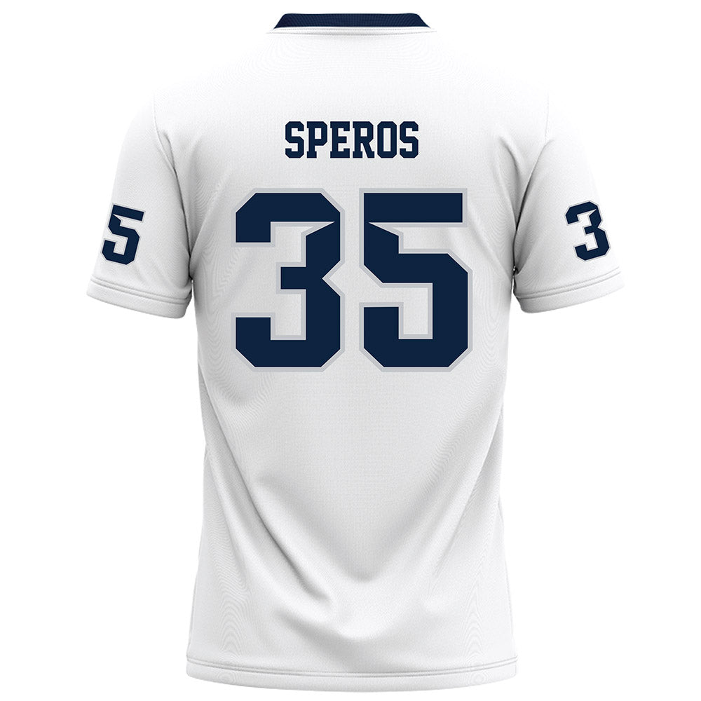 Samford - NCAA Football : Nick Speros - White Football Jersey