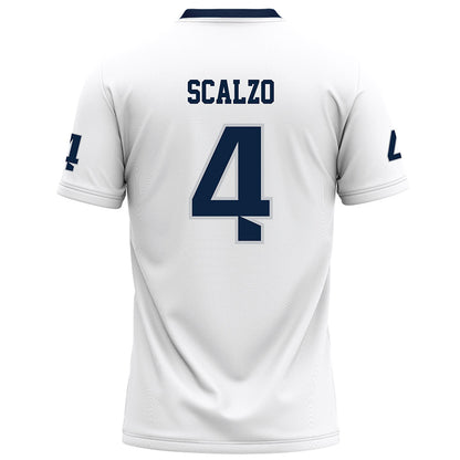 Samford - NCAA Football : Nik Scalzo - White Football Jersey