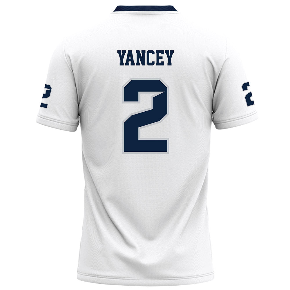 Samford - NCAA Football : Jalik Yancey - White Football Jersey