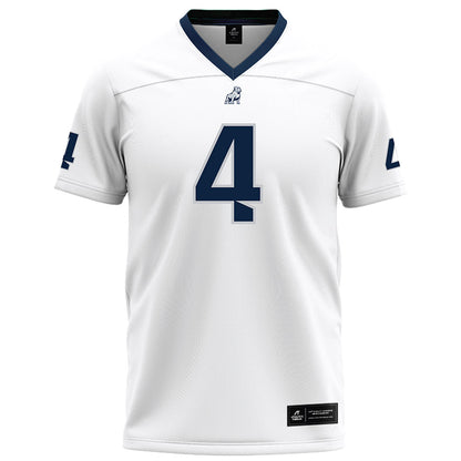 Samford - NCAA Football : Nik Scalzo - White Football Jersey