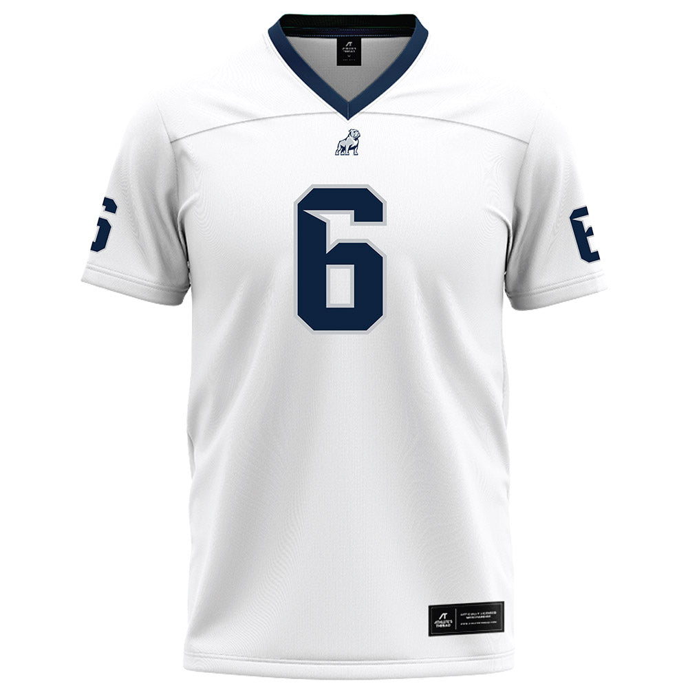 Samford - NCAA Football : Ben Levine - White Football Jersey