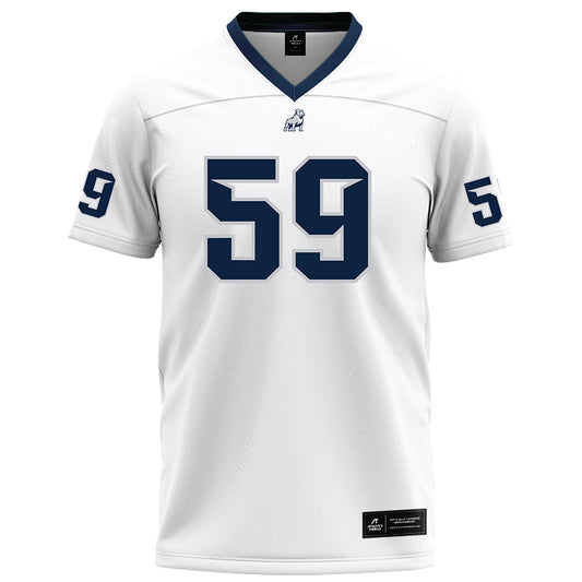 Samford - NCAA Football : Will Thorley - White Football Jersey-0