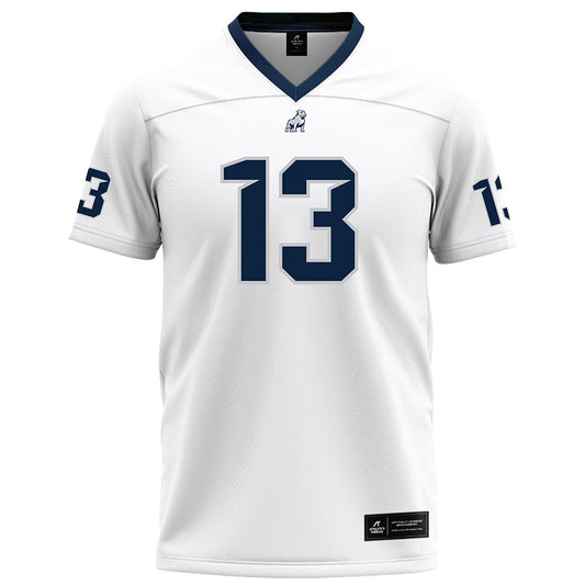 Samford - NCAA Football : Logan Cross - White Football Jersey