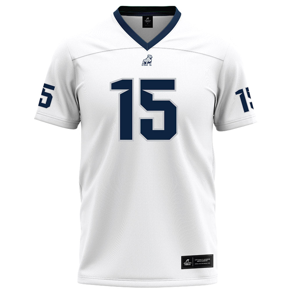 Samford - NCAA Football : Brady Stober - White Football Jersey-0