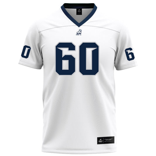 Samford - NCAA Football : Hank Weber - White Football Jersey-0