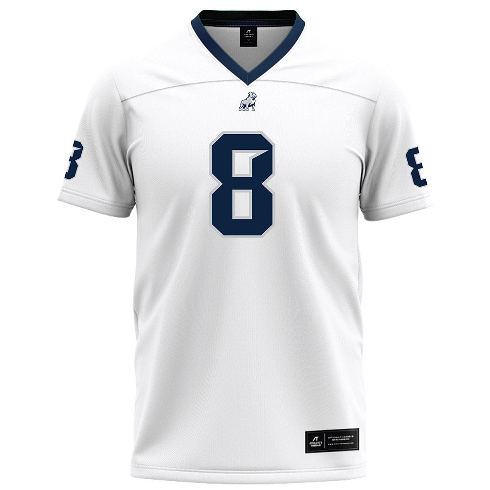 Samford - NCAA Football : Luke Wattenbarger - White Football Jersey