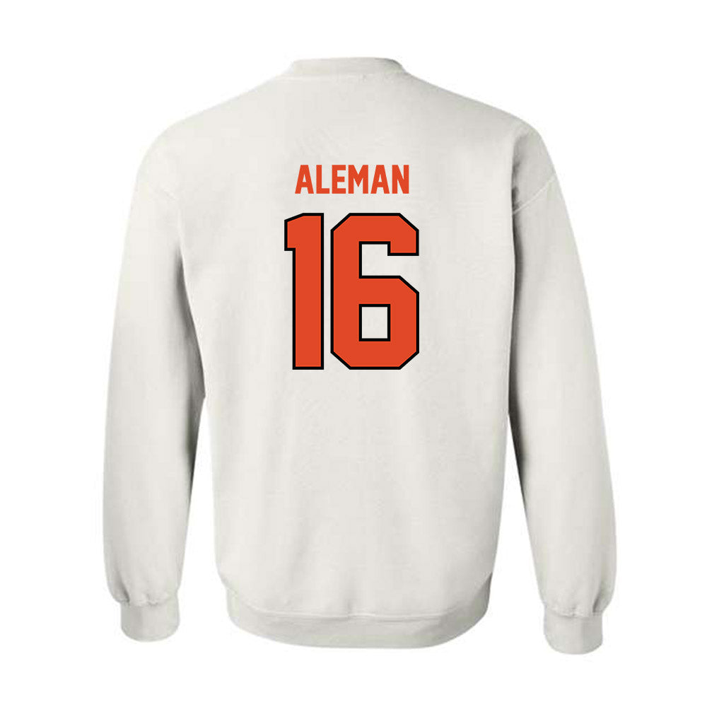 Oregon State - NCAA Softball : Kimberlee Aleman - Sports Shersey Crewneck Sweatshirt-1