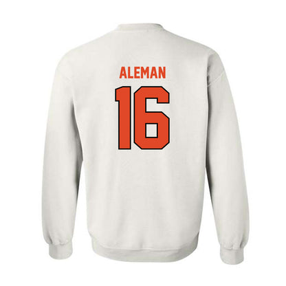 Oregon State - NCAA Softball : Kimberlee Aleman - Sports Shersey Crewneck Sweatshirt-1
