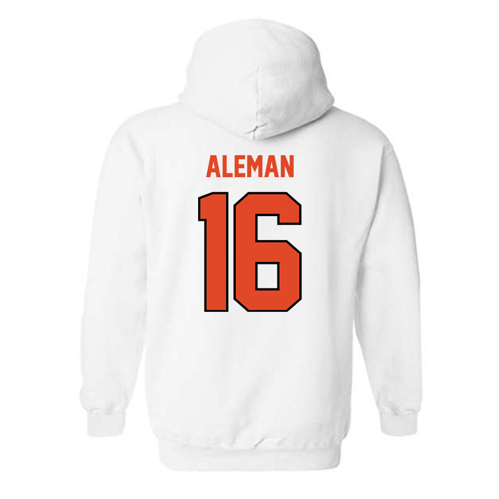 Oregon State - NCAA Softball : Kimberlee Aleman - Sports Shersey Hooded Sweatshirt-1