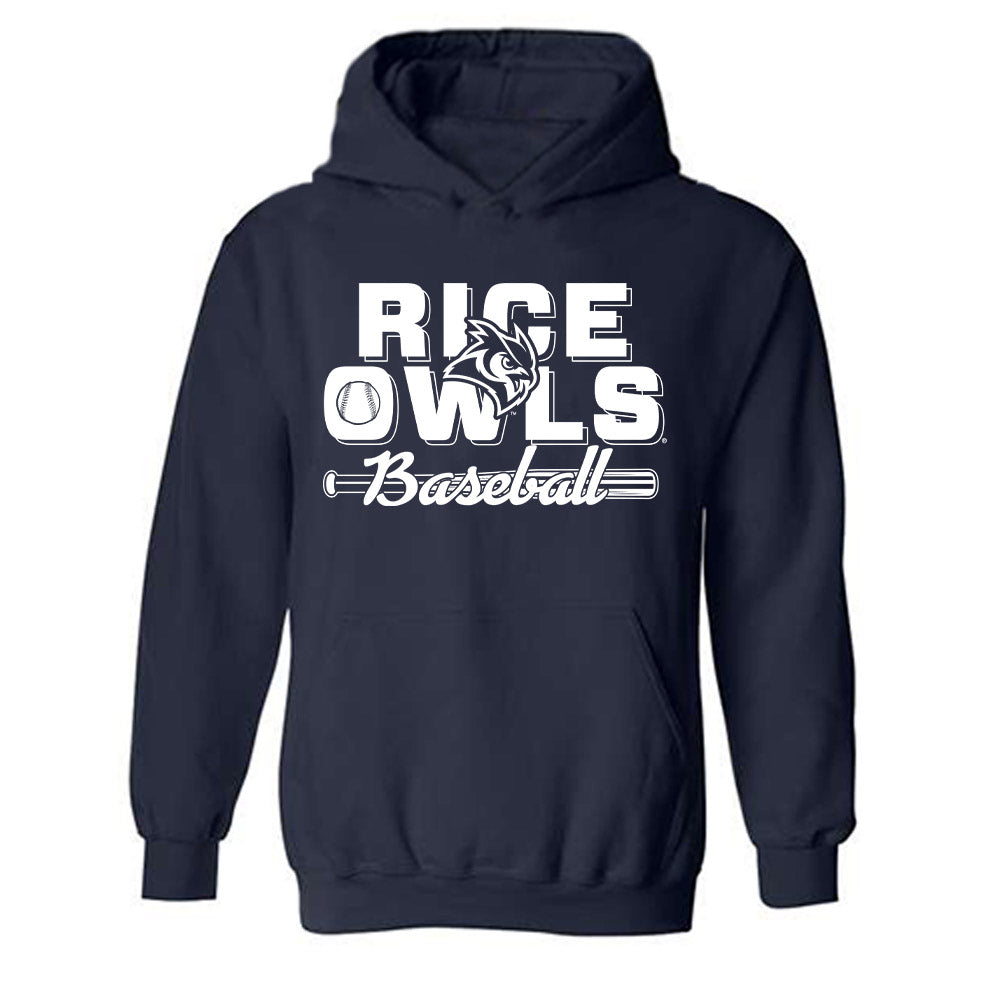 Rice - NCAA Baseball : Colin Robson - Sports Shersey Hooded Sweatshirt